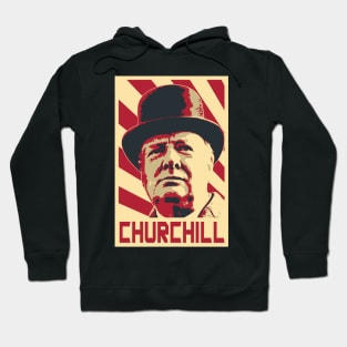 Churchill Retro Propaganda Hoodie